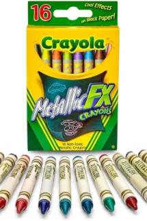 Crayola Metallic Color FX Crayons Pack of 16