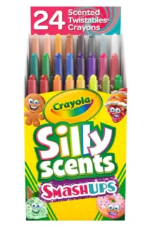 Crayola Silly Scents Smash-Ups Mini Twistables Crayons Pack of 24 523470