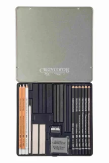 Cretacolor Black & White Box Drawing Set Of 25