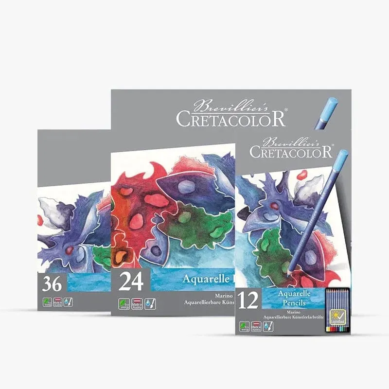 Cretacolor Marino Aquarelle Color Pencils Set Cretacolor Marino Aquarelle Color Pencils Set