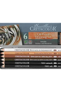 Cretacolor Oil Pencil Drawing Set of 6