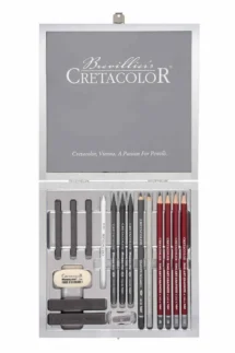 Cretacolor Silver Box Graphite Drawing Set of 17