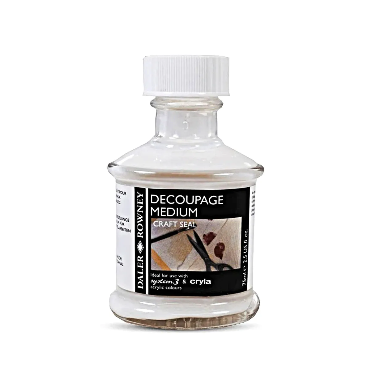 Daler Rowney Acrylic Medium Decoupage Painting 75ml Daler Rowney Acrylic Medium Decoupage Painting 75ml