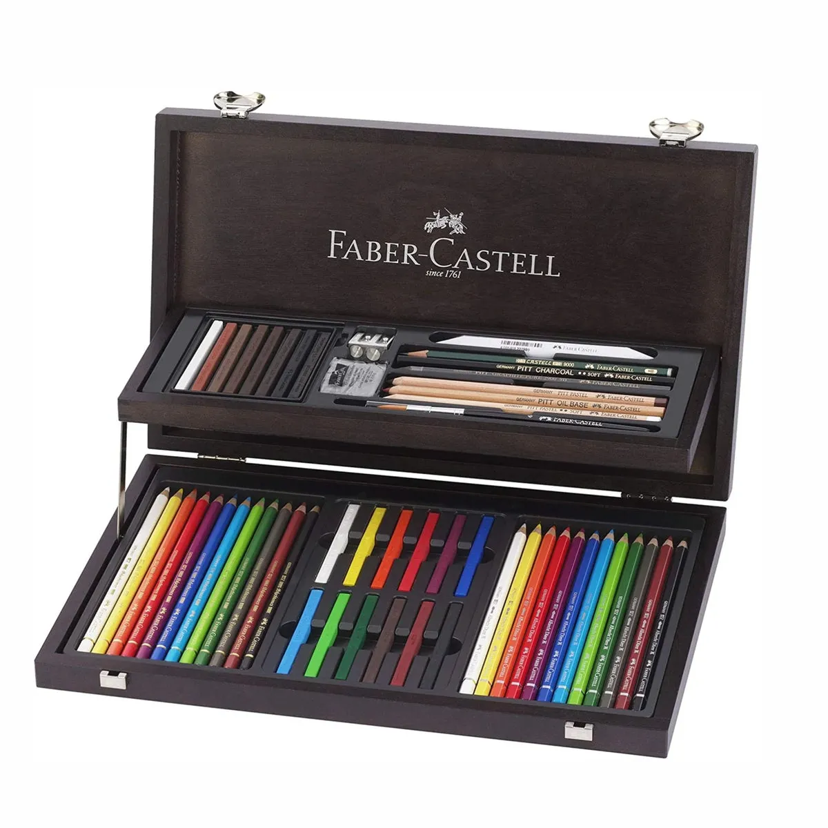 Faber Castell Art & Graphic Compendium Wooden Case 53pcs Faber Castell Art & Graphic Compendium Wooden Case 53pcs