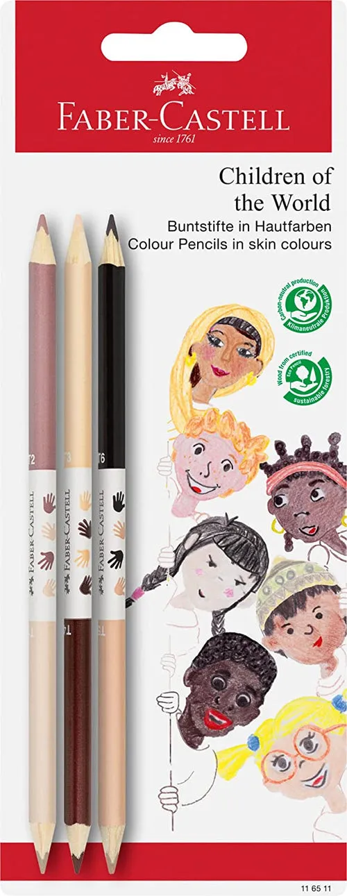Faber Castell Bicolour Colour Pencils Set of 3 Faber Castell Bicolour Colour Pencils Set of 3