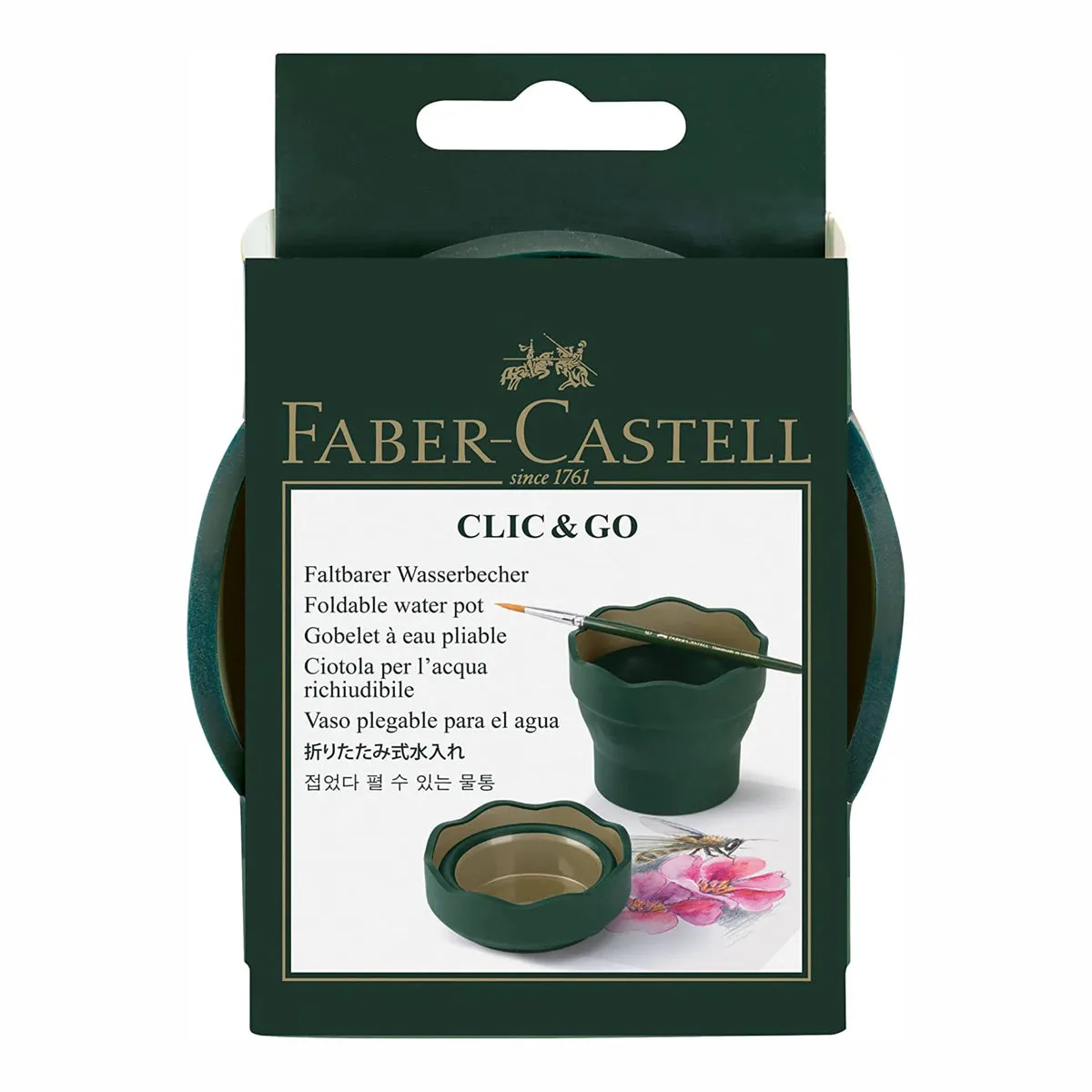 Faber Castell Clic & Go Green Artist Water Cup Faber Castell Clic & Go Green Artist Water Cup