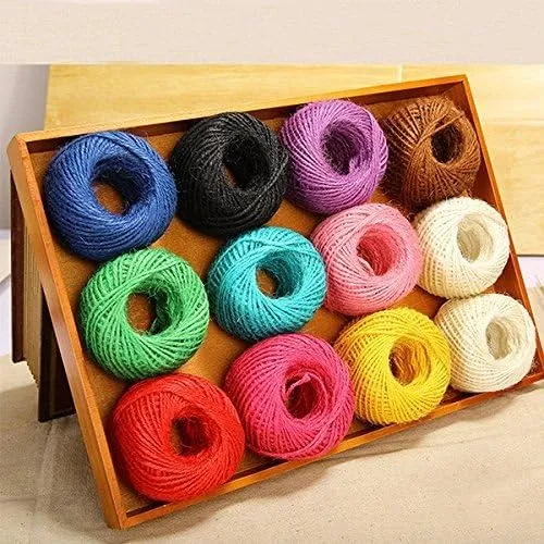 Jute Roll Medium Multi Colour - HF-209 - Imported Jute Roll Medium Multi Colour - HF-209 - Imported
