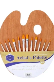 Keep Smiling Artist Palette With 12 Brushes