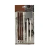 Keep Smiling Black & White Charcoal Pencil Kit