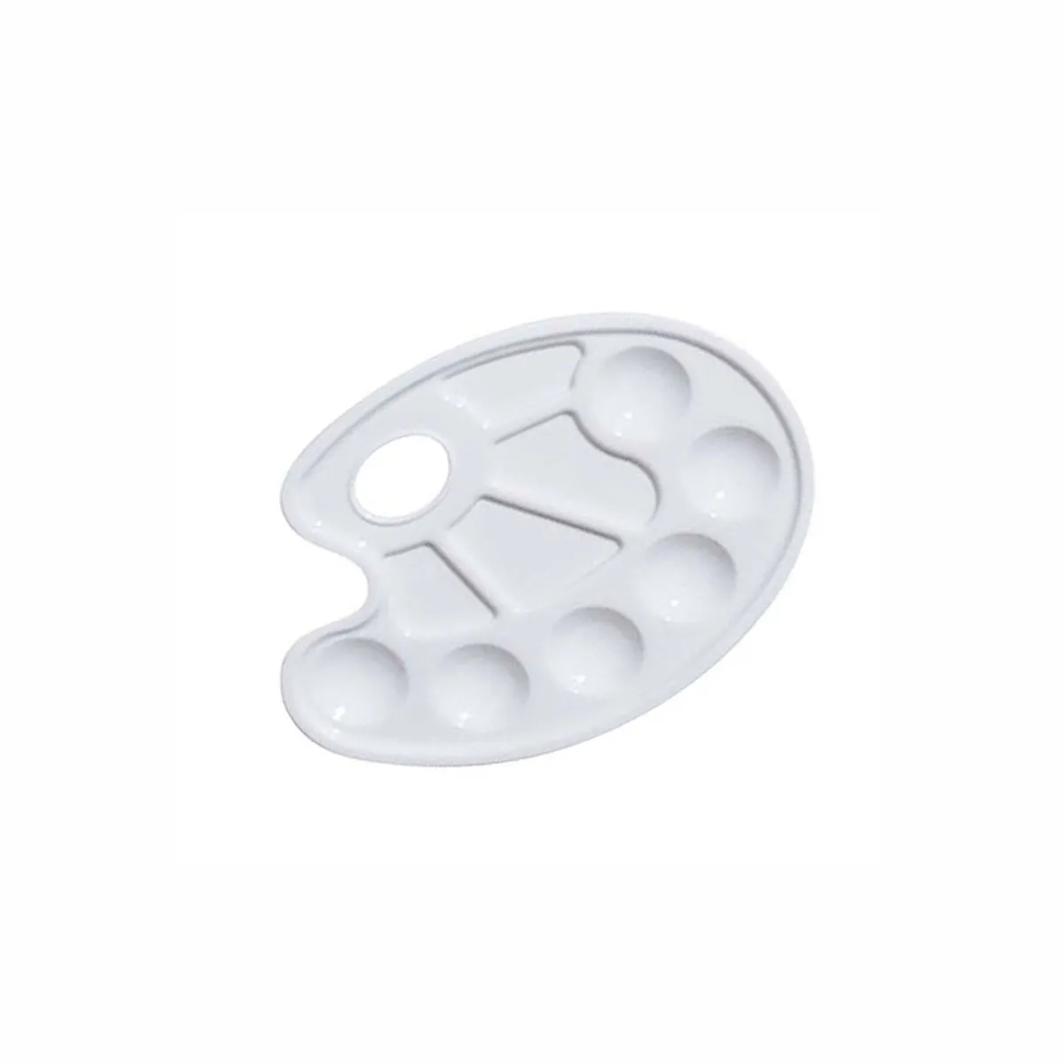 Keep Smiling Plastic Paint Palette 10 Pot Small Keep Smiling Plastic Paint Palette 10 Pot Small