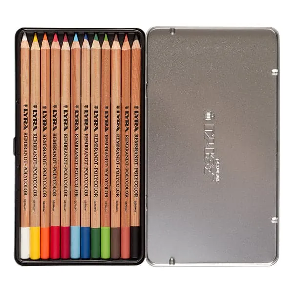 Lyra Polycolor Pastel Pencil Tin Box Lyra Polycolor Pastel Pencil Tin Box