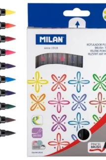 Milan Waterbased Brush Pen Markers