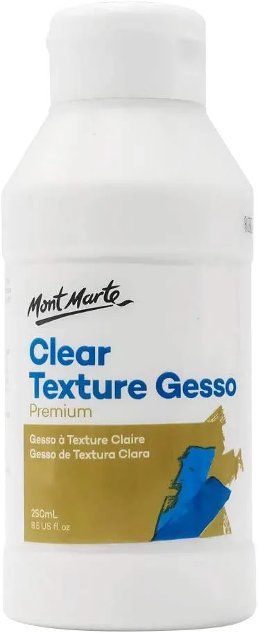 Mont Marte Premium Clear Texture Gesso 250ml Mont Marte Premium Clear Texture Gesso 250ml