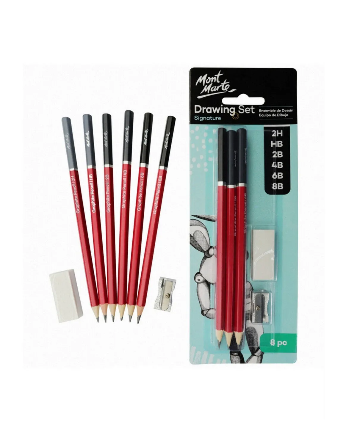 Mont Marte Signature Drawing Set 8pc Mont Marte Signature Drawing Set 8pc
