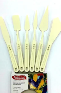 Mungyo Artists' Plastic Painting Knife Set of 6Pcs