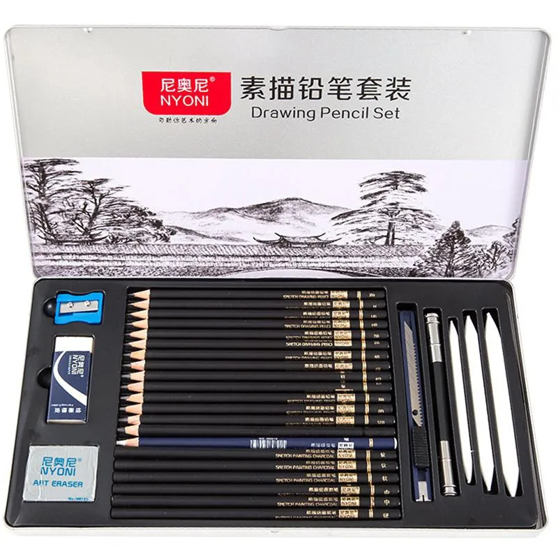 NYONI Drawing Pencils Set of 29 NYONI Drawing Pencils Set of 29
