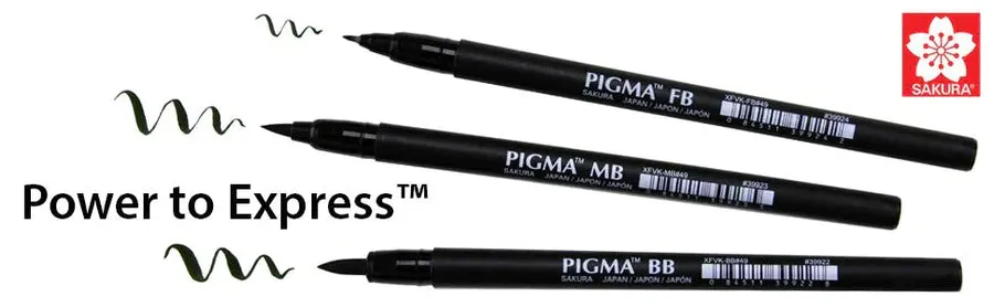 Sakura Pigma Brush Pen single piece Sakura Pigma Brush Pen single piece