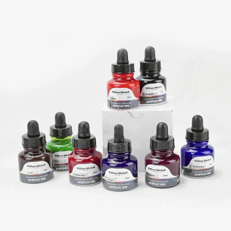 William Mitchell Calligraphy and Drawing Acrylic Ink 30ml William Mitchell Calligraphy and Drawing Acrylic Ink 30ml