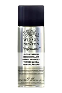 Winsor & Newton Artist Gloss Varnish Fixative Aerosol Spray 400ml