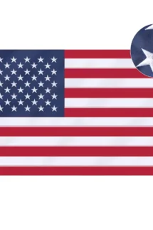 American Flag 15x22cm