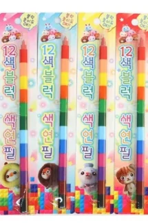 Crayons Pencil Shape 12Colors