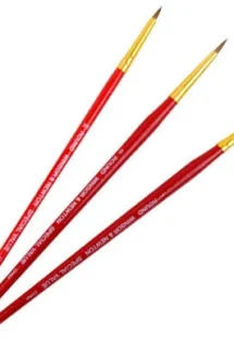 Winsor & Newton Pure Red Sablee Value Pack Set of 3 Brushes